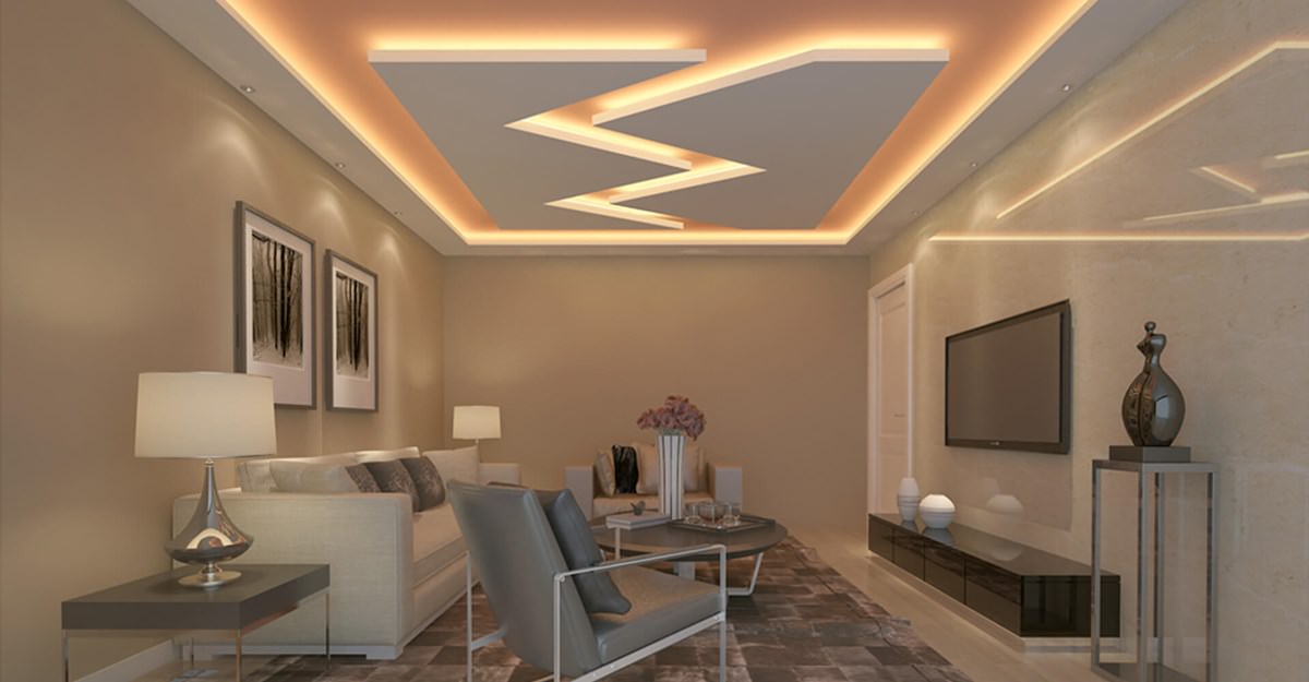 Démonstration d'un faux plafond décoratif